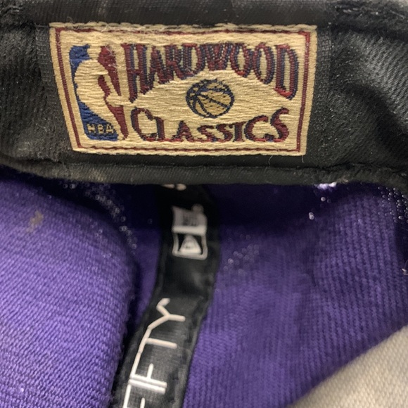 New Era- Vintage Lakers NBA snap back baseball hat purple - Picture 5 of 7